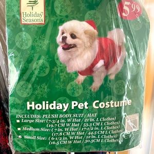 Christmas pet costume XS